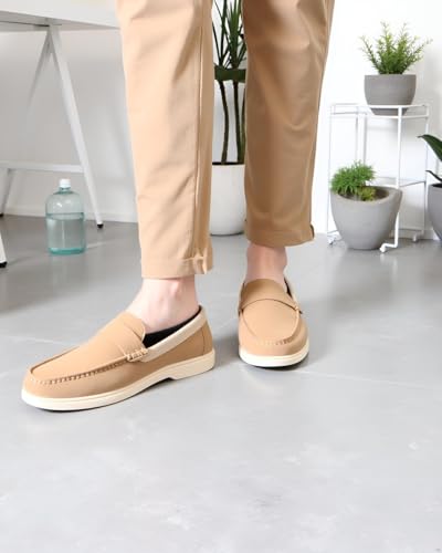 Image of Prolific Men's Slip-On Super Cushioned Loafer Shoes|Stylish & Comfortable with Soft Cushioned Insole