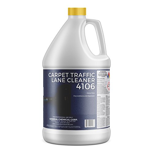 CarpetGeneral Carpet Traffic Lane Cleaner 4106 - Concentrated Carpet Pre Treatment Stain Remover - Incredible Stain Remover - Ideal for Industrial & Home Rug Cleaning - 1 Gal