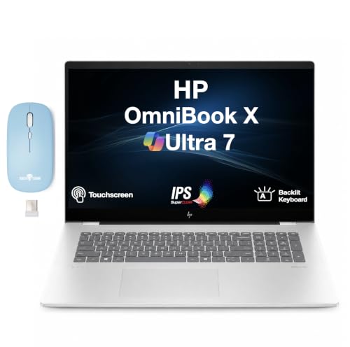 Image of HP OmniBook X Copilot + Laptop 17.3 inch 60Hz Touchscreen IPS FHD Display