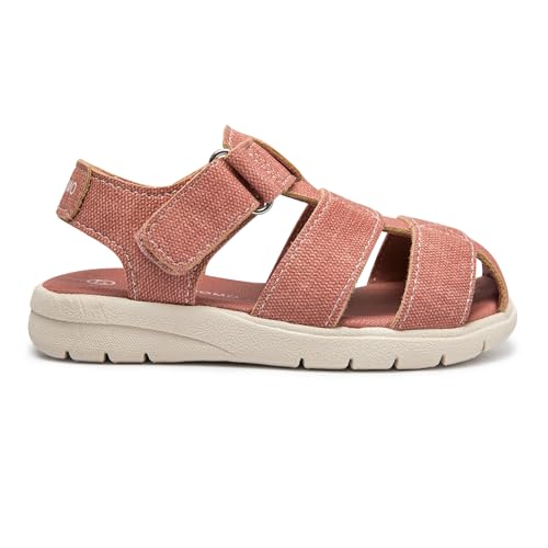 Image of Luffymomo Toddler Kids Closed Toe Fisherman Sandals | Boys Girls Lightweight Shoes,Adjustable Beach Summer Sandal