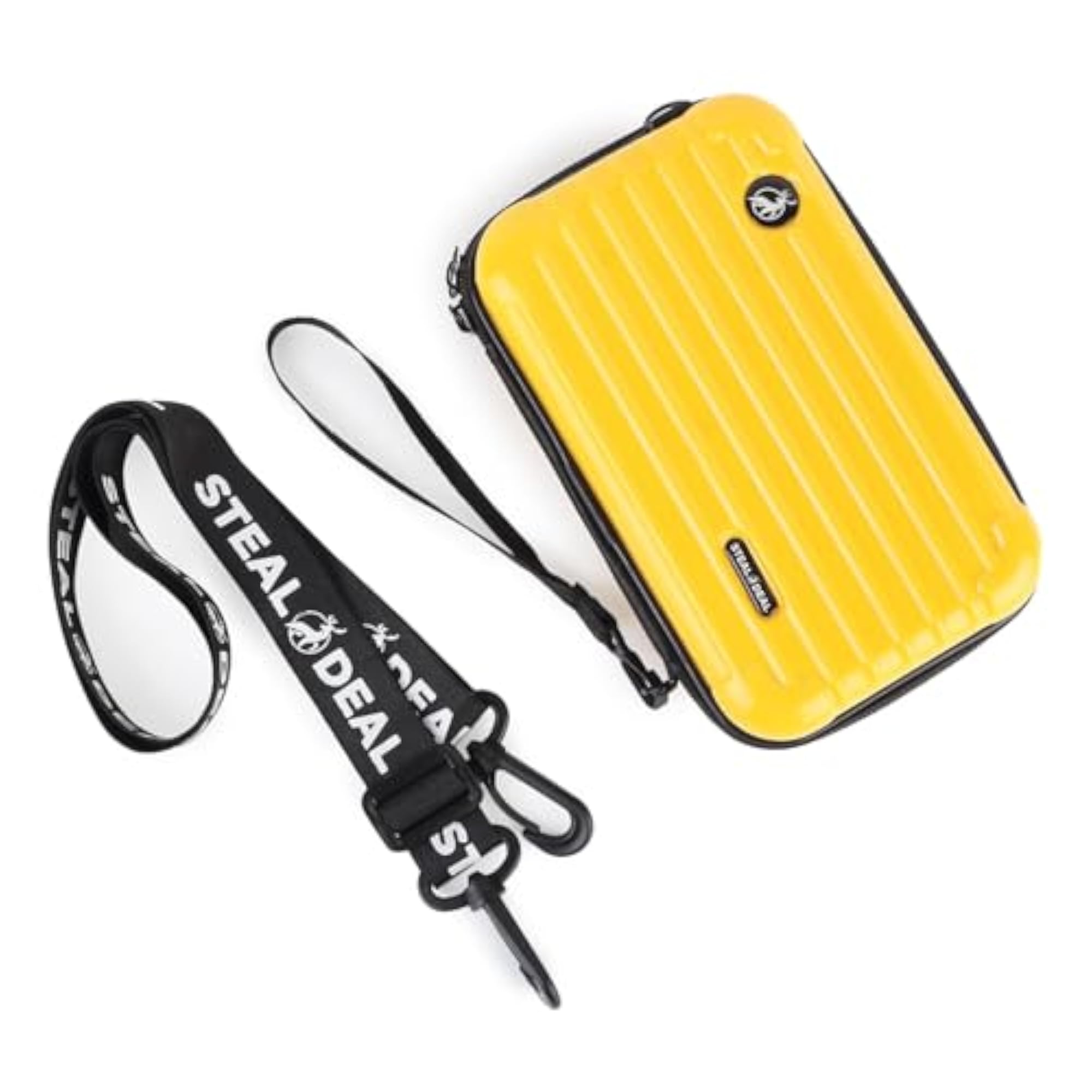 Portable Hard Shell Vanity Bag with Adjustable Strap, Waterproof