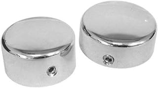 HardDrive Swingarm Pivot Bolt Covers Pair Chrome for Harley FLST FXST 2000-2007