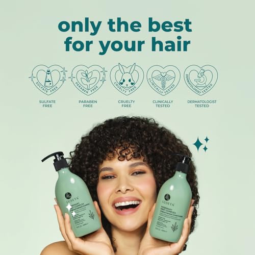 Image of Luseta Rosemary Mint Hair Care Set for Thin Hair, Strengthening，Refreshing | Complete Hair Care Routine, Shampoo & Conditioner (16.9ozx2), Hair Oil (3.38oz), Frizz Control, Smooth Shine, Sulfate Free