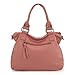 Montana West Womens Pink Crossbody Hobo Bags for Women Soft Leather Handbags Crossbody Shoulder Bag MWC-581PK