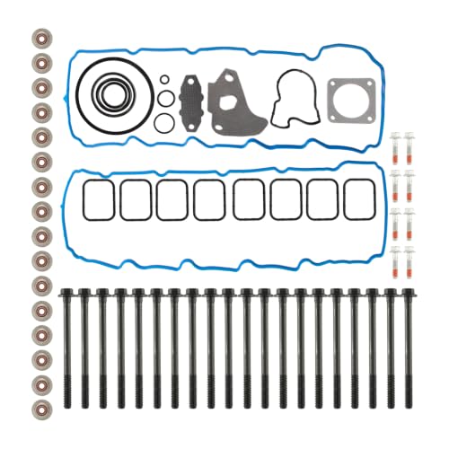 Image of KAX Engine Cylinder Head Gasket Set Compatible with Dodge Ram 1500 2002-2003, Dakota Durango 2000-2003, Jeep Grand Cherokee 1999-2003 5.7L, Head Gasket Kit, OE# HS26157PT, HS54237, ES71129