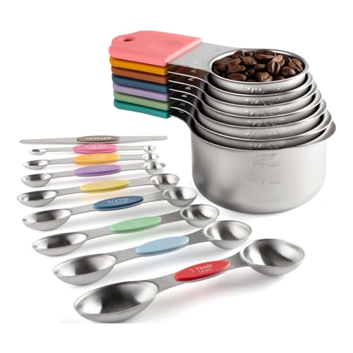 Cuillères à mesurer double face magnétiques pour ne plus perdre vos ustensiles de cuisine - 2