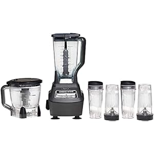 BL770 Mega Kitchen System, 1500W, 72-oz Pitcher, 64-oz. Processor Bowl, (4) Four 16-oz. To-Go Cups