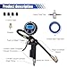 Digital Tire Pressure Gauge with Inflator - 250 PSI Heavy Duty Tire Inflator with Gauge & Quick Connect Coupler - Car Tire Air Chuck and Compressor Accessories - 0.1 Display Resolution (1 Pack)
