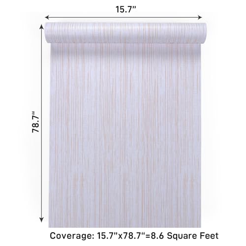 Papier peint texturé en toile de gazon aspect lin haut de gamme - 8