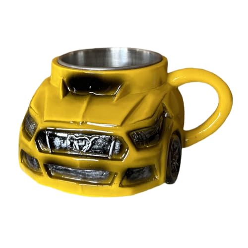 Fiorky Tazza da caffè a forma di camion fatta a mano, tazza da caffè creativa novità drinkware regalo divertente per uomini, fidanzato, papà, marito, amanti dell'auto, fratello, divertente regalo di