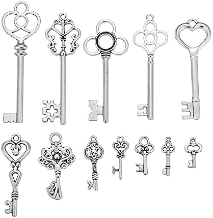 Stiesy 1 Box Tibetan Style Inspirational Word Charms Rectangle with Word Faith Brave Believe Charms Bulks for DIY Jewelry Making