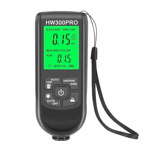 Medidor de Grosor de Pintura HW-300PRO 0-2000μm miniatura 1