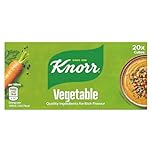 Knorr Vegetable Stock Cubes gluten-free to add a rich flavour to vegetable-based and vegetarian meals 20x 10 g