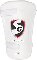 SG Test Mens Cricket Batting Thigh Guard Pad - Lightweight Foam, Adjustable Straps, Adult Size Protection