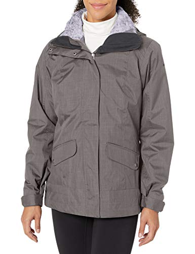 Columbia Women's Sleet To Street Interchange Jacket, Mineshaft, Medium