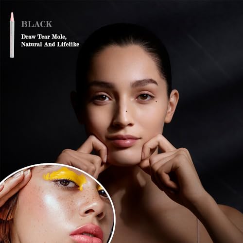 Caneta de nevo lacrimal, caneta de sardas, caneta de maquiagem natural realista para sardas, caneta