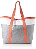  BREE Unisex-Erwachsene Vary 8 Schultertasche, Grau (Grey/White/Sunset), 17x40x56 cm