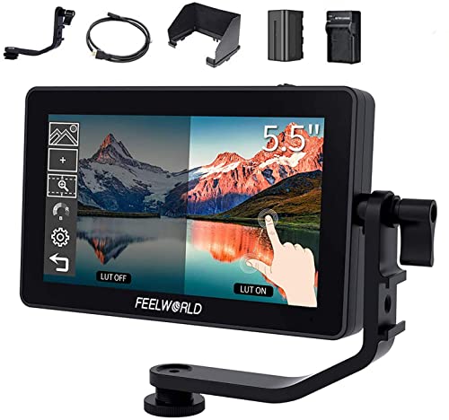 Amazon | FEELWORLD F6 + 5.5インチ タッチ 画面 デジタル一眼レフ