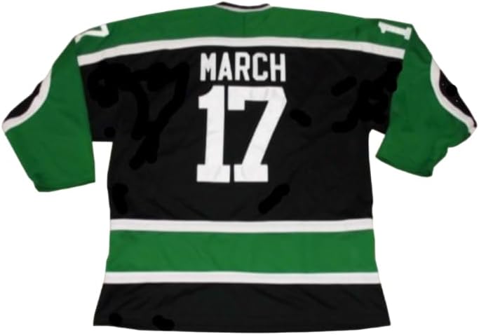 Irish Stout Beer March 17 St. Patrick's Day Black Hockey Jersey, Custom Name and Number