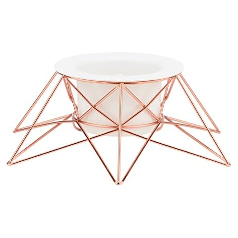 Tree Nest Christmas Tree Stand Base Tree Holder Modern Luxurious Design for 2m Real Tree Metal Stable for Xmas Tree Decoration Halo M Rose Gold Cover