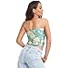 Vintage Birds Flower Butterfly Summer Sexy Tube Top Sexy Bandeau Bra Padded Strapless Bra Tube for Teen Girls Nursing