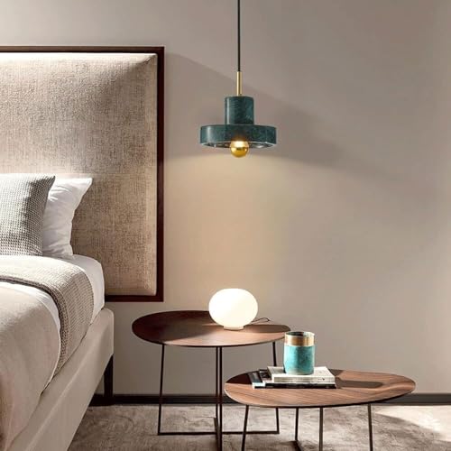 Luminaire à suspendre moderne en marbre pour sublimer une chambre
