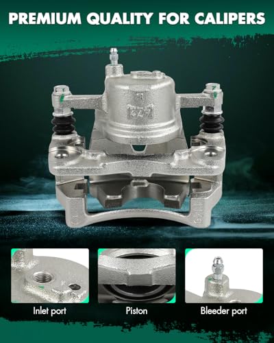 Image of SCITOO - Front Left Disc Brake Caliper Assembly with Bracket For Toyota