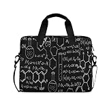 Tamaño y protección perfectos: Dimensiones: 40 x 7,5 x 30 cm, el exterior de esta bolsa para portátil está hecho de poliéster, protege el portátil del polvo, impermeable, golpes, abolladuras, rasguños, arañazos y derrames.