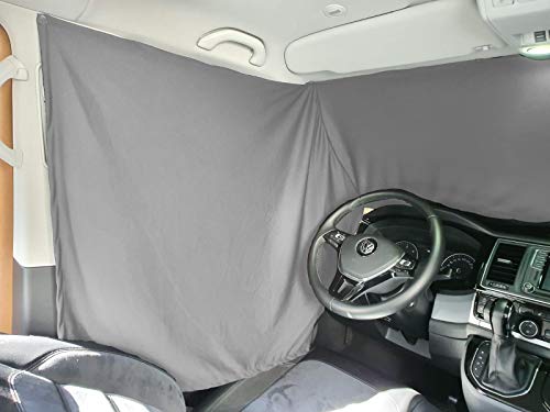 Rideau de protection solaire camping-car pour pare-brise de van