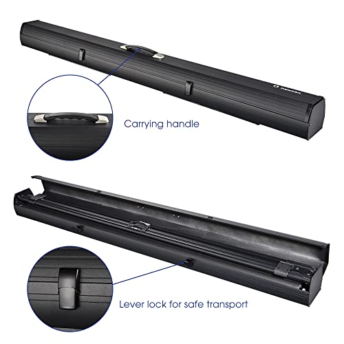 Yescom FBA_16PJS016-P60R43-PU Instahibit 60 Inch Pull Up Portable Floor Projector Screen 48 Inchx36 Inch 1.3 Gain 4:3 Hd Projection Screen Aluminum Case Home Office Mobile Working thumb #5
