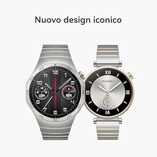 HUAWEI WATCH GT 4 46mm Smartwatch, Batteria fino a 2 settimane, Android e iOS, Analisi calorie, Monitoraggio avanzato della salute 24h, SpO2, GPS, 100+ sport, Versione italiana, Black
