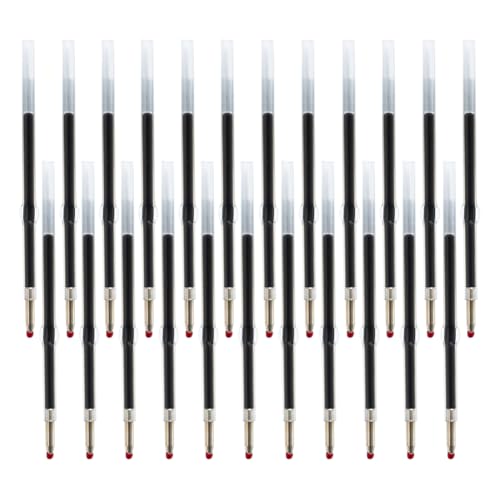 HugeDE 100 Pcs 1mm Beadable Pens Refills Black Ink Pens Refills Replacement Ballpoint Pens Refills Smooth Writing Pen Refills for Bead Pens