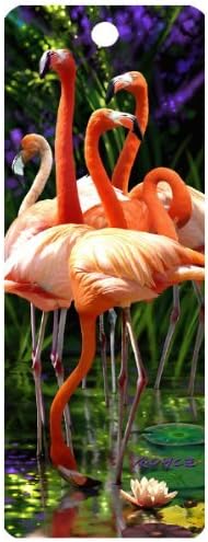 Flamingos 3-D Bookmark