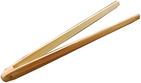 Mini Bamboo Tongs x 12