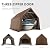 KING BIRD 13' x 20' x 12' Heavy Duty Anti-Snow Carport for SUV, Full-Size Truck and Boat, Car Canopy Car Tent Outdoor Instant Garage Boat Shelter with Reinforced Ground Bars-Brown