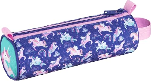 Maped – Estuche de Unicornio – 22,5 x 7,5 cm, diseño de Arco Iris y Unicornio, Tejido Resistente, Ideal para Accesorios Escolares