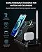 Wireless Charger, 4 in 1 Fast Wireless Charging Station Compatible with Apple Watch Airpods Pro iPhone 12/12 Pro/11/11 Pro/8/X, Wireless Charging Stand Compatible with Samsung