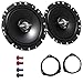 Produktbild JVC CS-J1720X Lautsprecher mit Einbauset passend für FIAT Grande Punto (199) 2005-2009 Türen vorne 600 W 170mm 2 Wege Koax