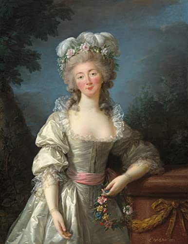 Affiche Madame Du Barry impression toile salon chic 60x90cm
