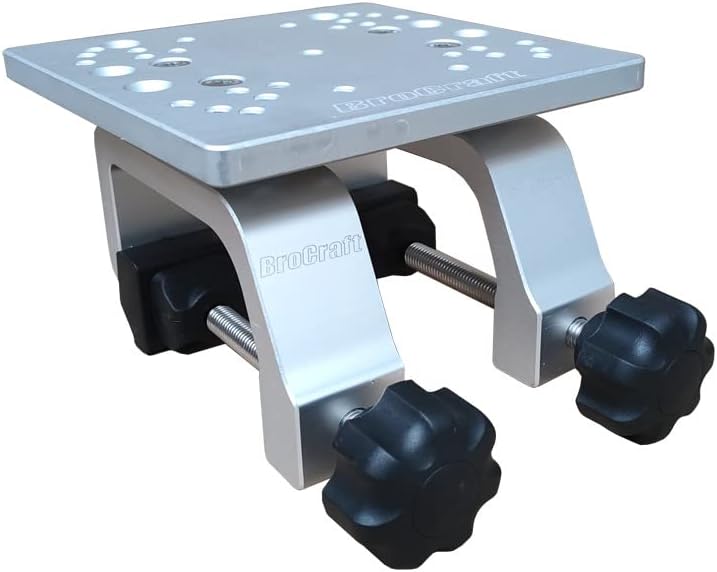 Brocraft Clamp On Downrigger Mount/Universal Aluminum Downrigger Clamp Mount