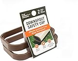 Downspout Safety Cap | Gutter Downspout Protection for Adults, Kids and Pets | Protect from Gutter...
