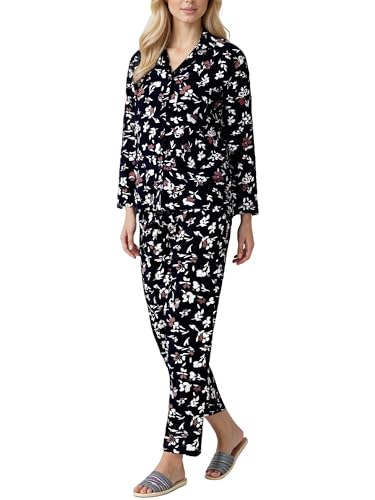 YUSHOW Pigiama da donna Comfy a maniche lunghe con bottoni,