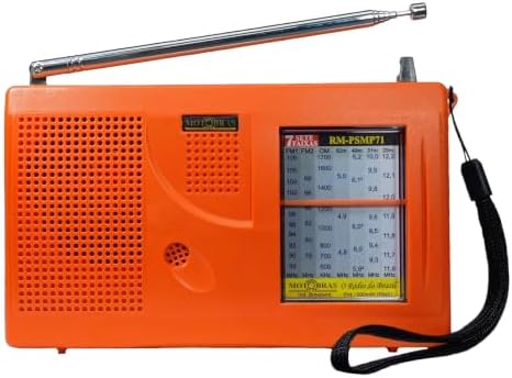 "Rádio Portátil Motobras 0,5W RMS com 7 Faixas e Sintoniza FM,OM ...