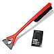 Audi Original Eiskratzer mit Schneebesen Schaberklinge Winter Kratzer 80A096010A, Rot