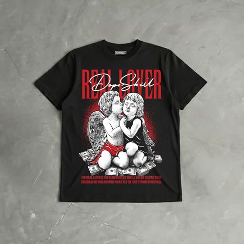 Image of DopeSkill Graphic Tee Streetwear Hip Hop Hypebeast Street Style Unisex T-Shirt Sneaker Colour Matching Shirts Real Lover