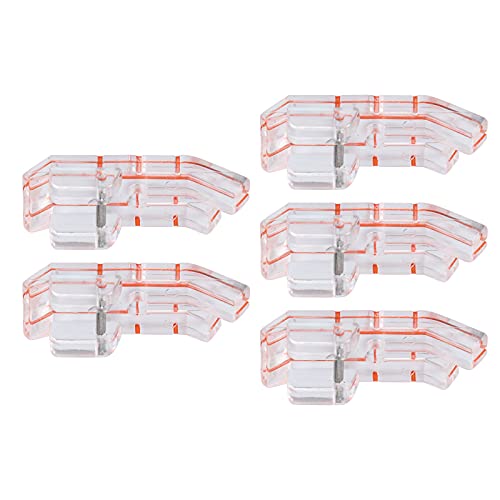 Accesorios para máquina de coser Zerodis, 5 pies paralelos transparentes miniatura 3
