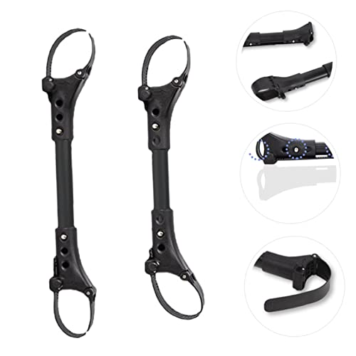 Image of KOMBIUDA Universal Twin Stroller Connector Lightweight Durable Pram Accessory for Linking Two Single Baby Strollers Side by Side Adjustable Outdoor Connector for Twins