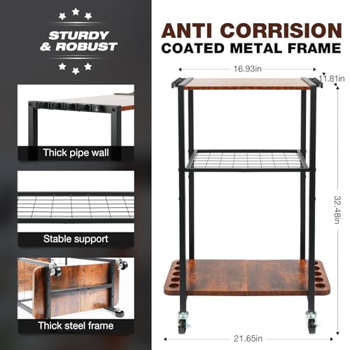 image for Ghosthorn Fishing Rod Holders for Garage Fishing Gear and Equipment Ta