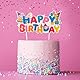 dekora - Peppa Wutz Tortendeko – Cake Topper Happy Birthday für Kinder – Offizielle Lizenz – 17 cm – Geburtstag Deko für Torten
