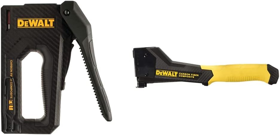 DEWALT Staple Gun and Stapler Bundle (DWHT80276 + DWHT75900)